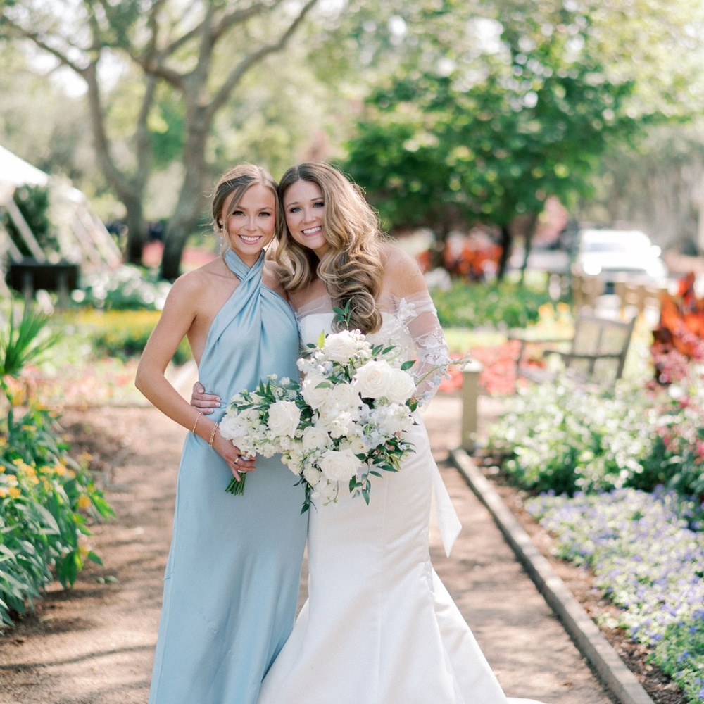 Show Me Your MuMu Jasmine Halter bridesmaid dress